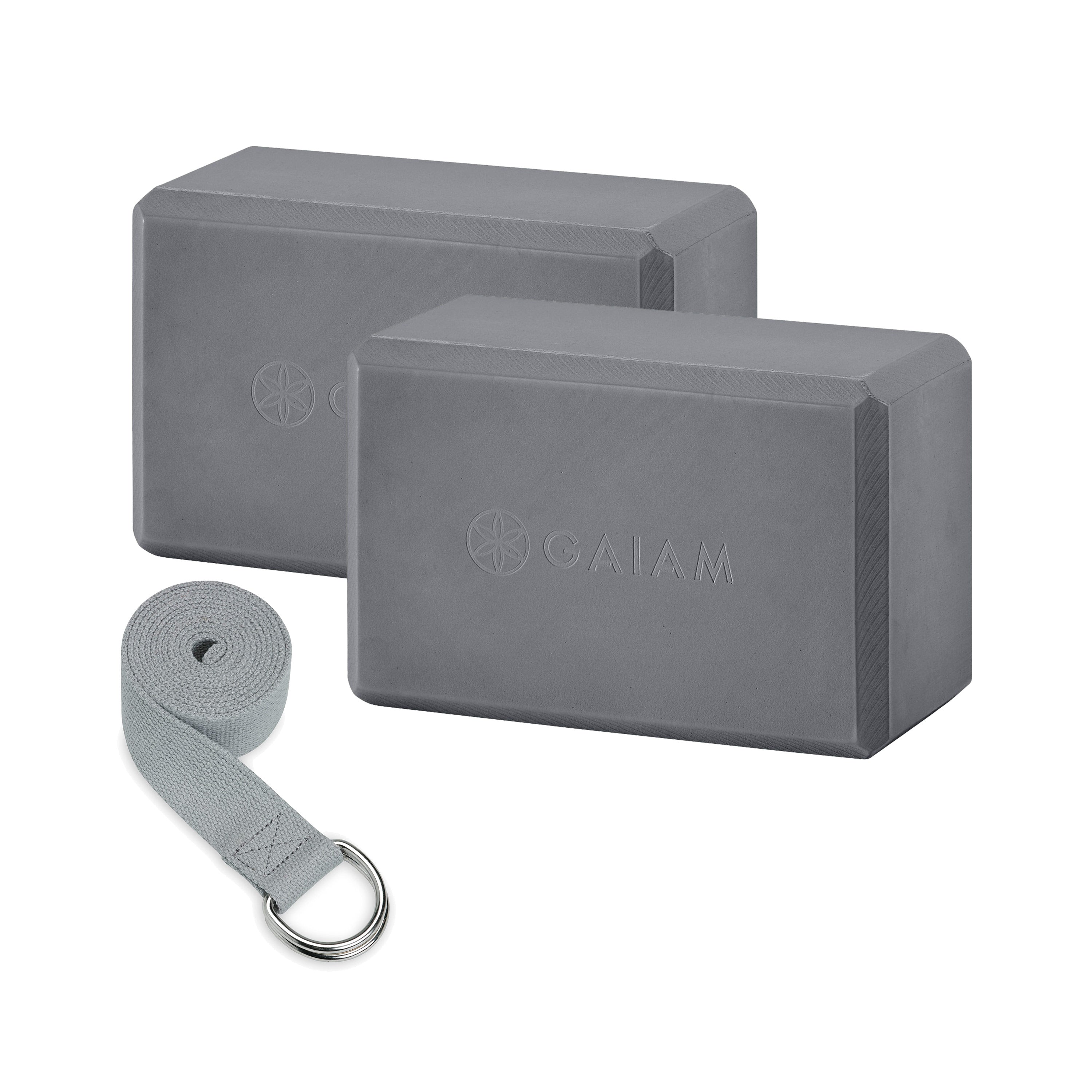 Block & Strap Combo - 2 Pack Grey